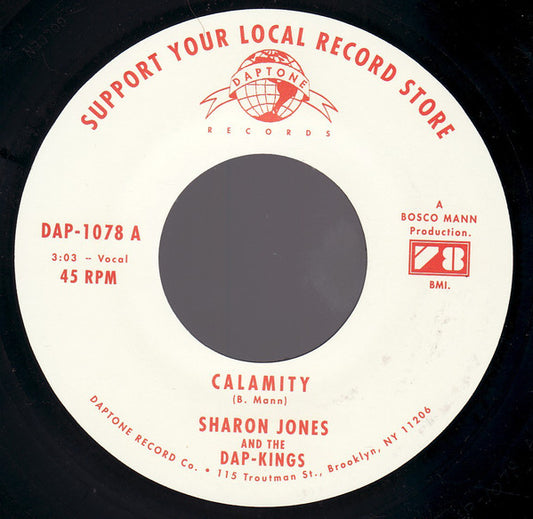 Sharon Jones And The Dap-Kings* : Calamity (7", Single, Promo)