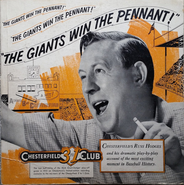 Russ Hodges : The Giants Win The Pennant! (12", Ltd)