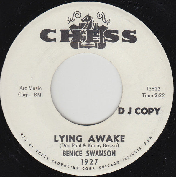 Benice Swanson : Lying Awake (7", Single, Promo)