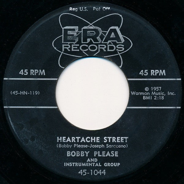 Bobby Please : Heartache Street / Your Driver's License, Please (7")