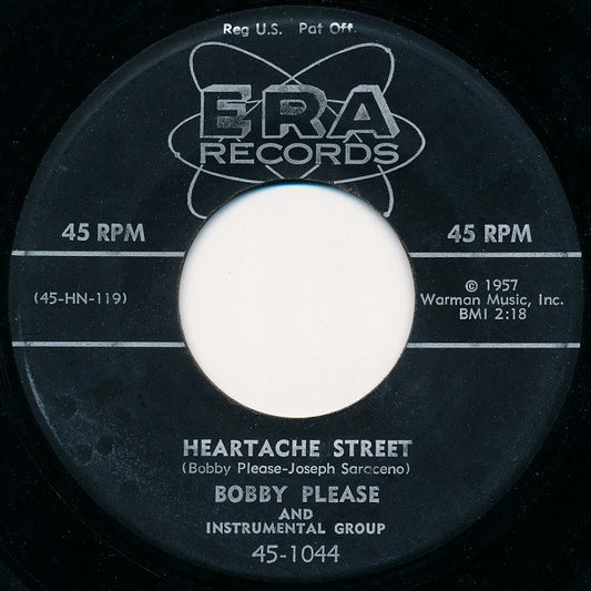 Bobby Please : Heartache Street / Your Driver's License, Please (7")