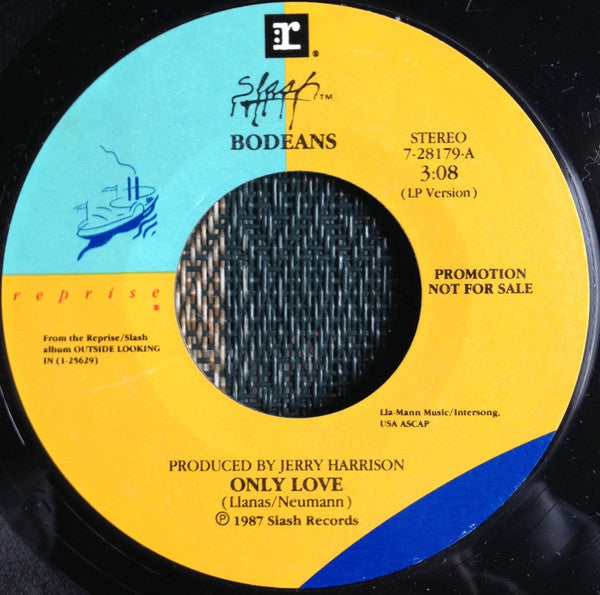 BoDeans : Only Love (7", Promo, Styrene)