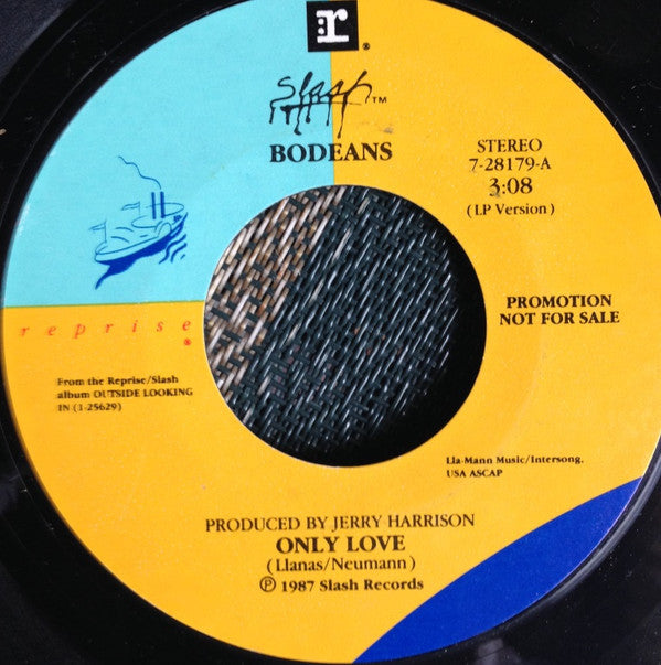 BoDeans : Only Love (7", Promo, Styrene)