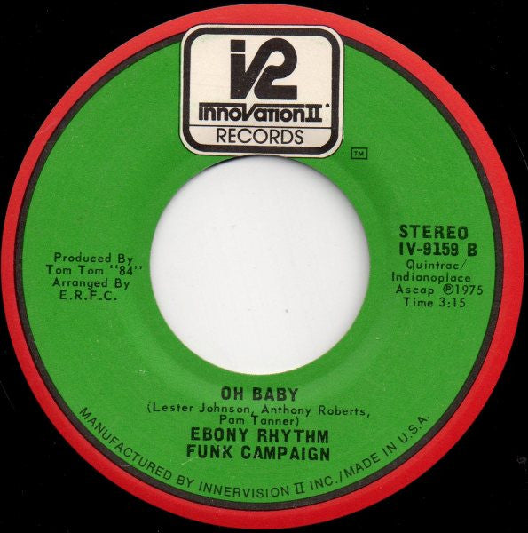 Ebony Rhythm Funk Campaign : How's Your Wife (And My Child) (7")