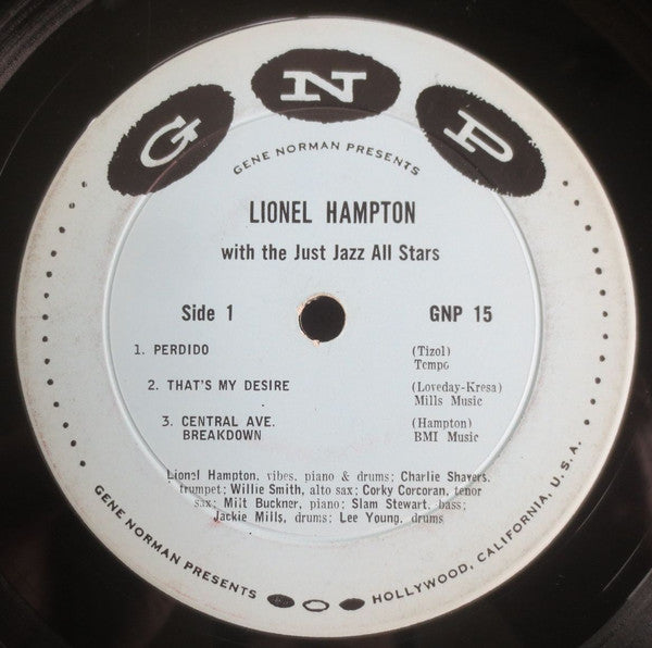 Lionel Hampton And The Just Jazz All Stars : Lionel Hampton And The Just Jazz All Stars (LP, Album)