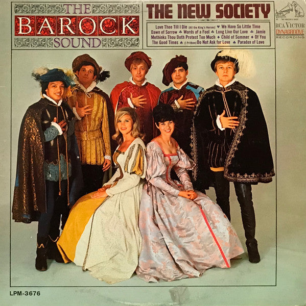 The New Society : The Barock Sound Of The New Society (LP, Album, Mono)