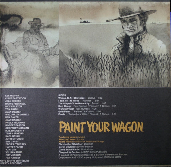 Various : Paint Your Wagon:  Music From The Soundtrack (LP, Album, Mon)