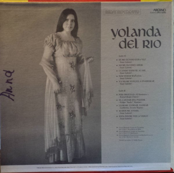 Yolanda Del Rio : Se Me Olvido Otra Vez (LP, Album)