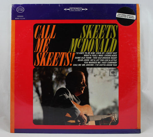 Skeets McDonald : Call Me Skeets! (LP, Album, RE)