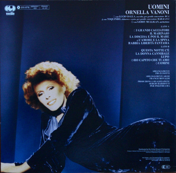 Ornella Vanoni : Uomini (LP, Album)