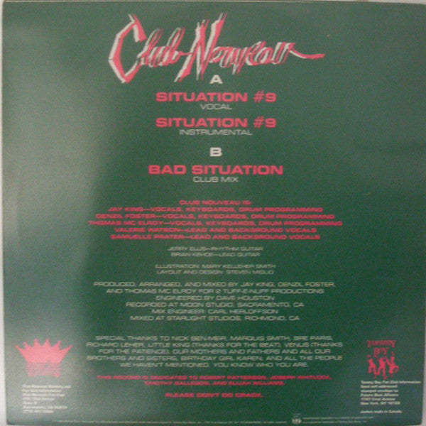 Club Nouveau : Situation #9 (12")