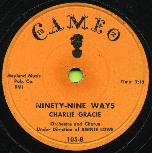 Charlie Gracie : Butterfly / Ninety-Nine Ways (Shellac, 10")