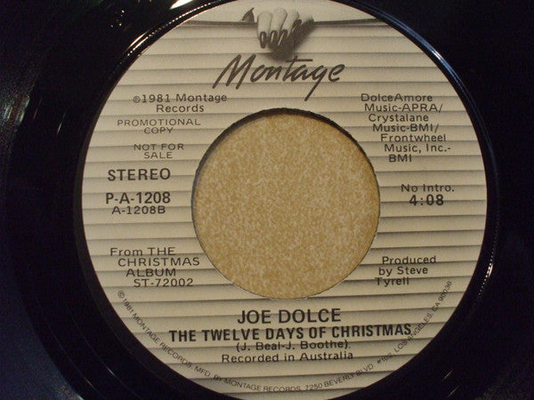 Joe Dolce : Jingle Bell Rock (7", Promo)