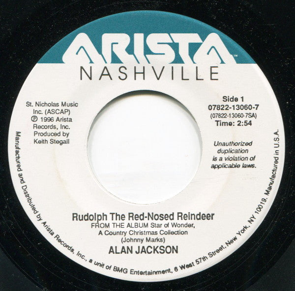 Alan Jackson (2) / Blackhawk : Rudolph The Red-Nosed Reindeer / We Three Kings (7", Single)