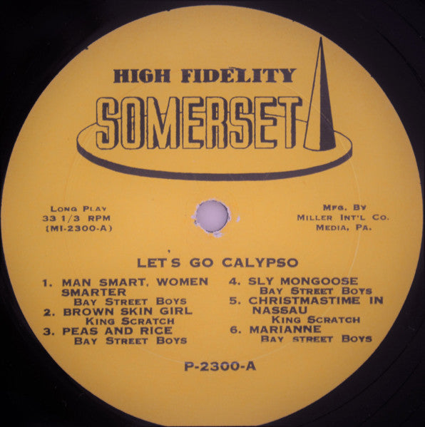 King Scratch (2) And The Bay Street Boys : Let's Go Calypso (LP, Album, Mono)