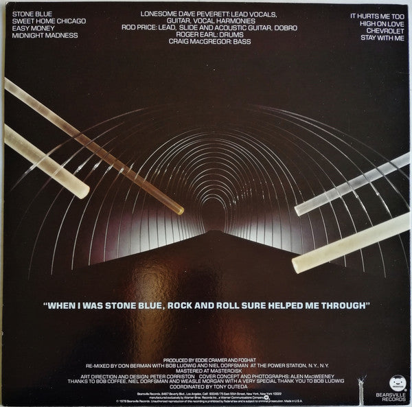 Foghat : Stone Blue (LP, Album)