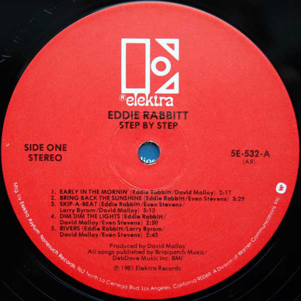 Eddie Rabbitt : Step By Step (LP, Album, AR )