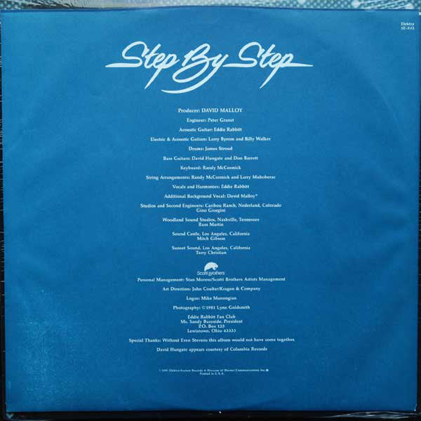 Eddie Rabbitt : Step By Step (LP, Album, AR )