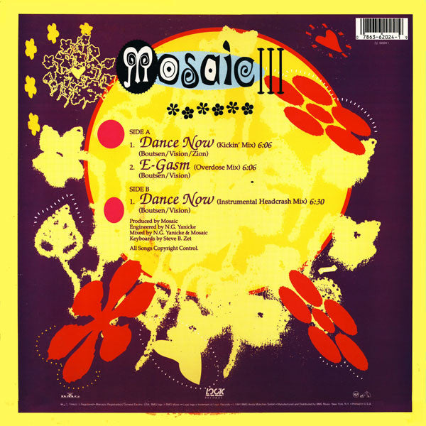 Mosaic Feat. Zyon : Dance Now (12", EMW)