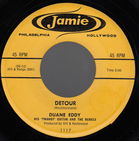 Duane Eddy And The Rebels : The Lonely One / Detour (7")