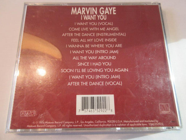 Marvin Gaye : I Want You (CD, Album, RE)