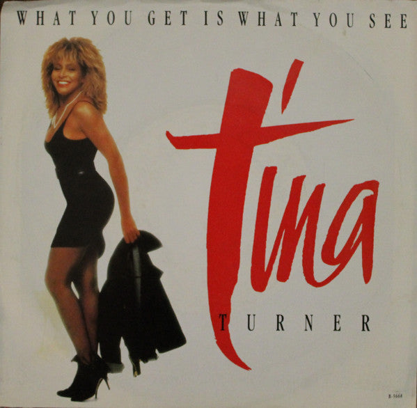 Tina Turner : What You Get Is What You See (7", Promo, Styrene)