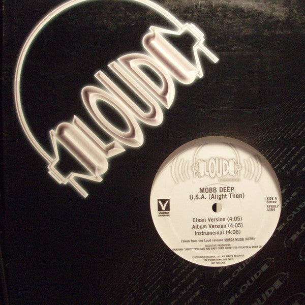 Mobb Deep : U.S.A. (Aiight Then) (12", Promo)