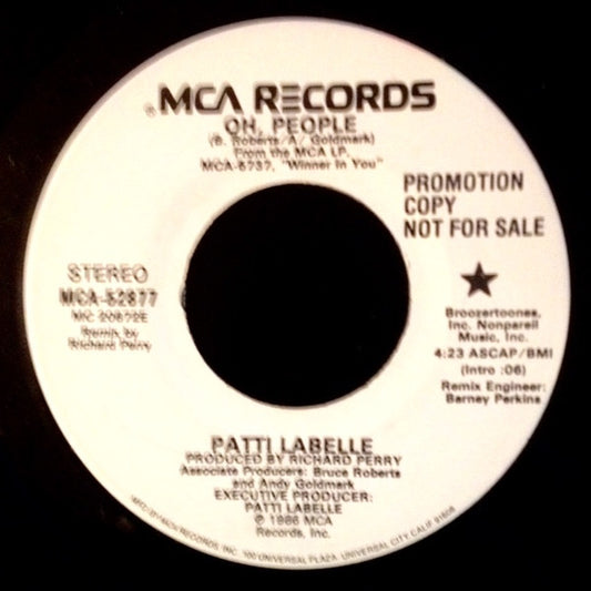 Patti LaBelle : Oh People (7", Promo)