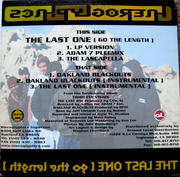 Hieroglyphics : The Last One [Go The Length] (12")
