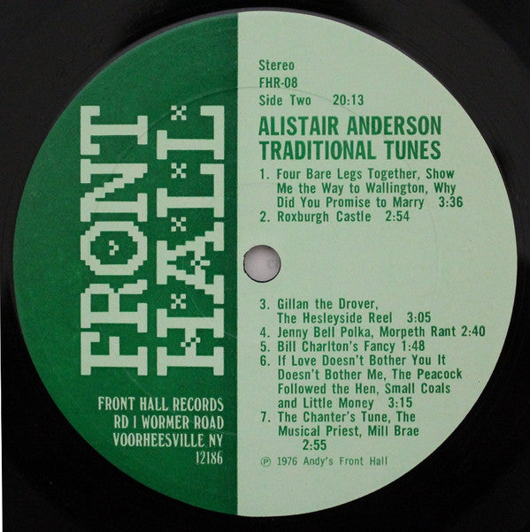 Alistair Anderson : Traditional Tunes (LP, Album)
