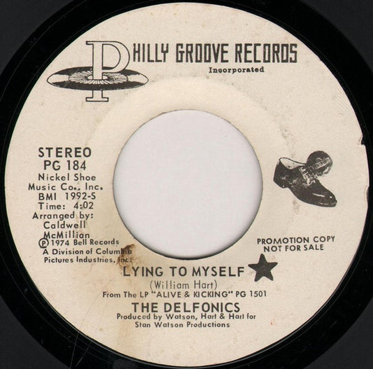 The Delfonics : Lying To Myself (7", Mono, Promo)