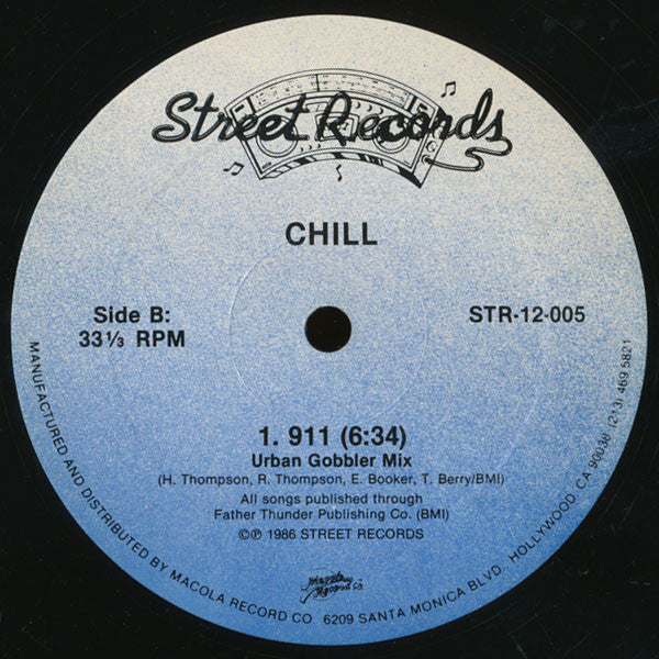 Chill (4) : 911 (12")