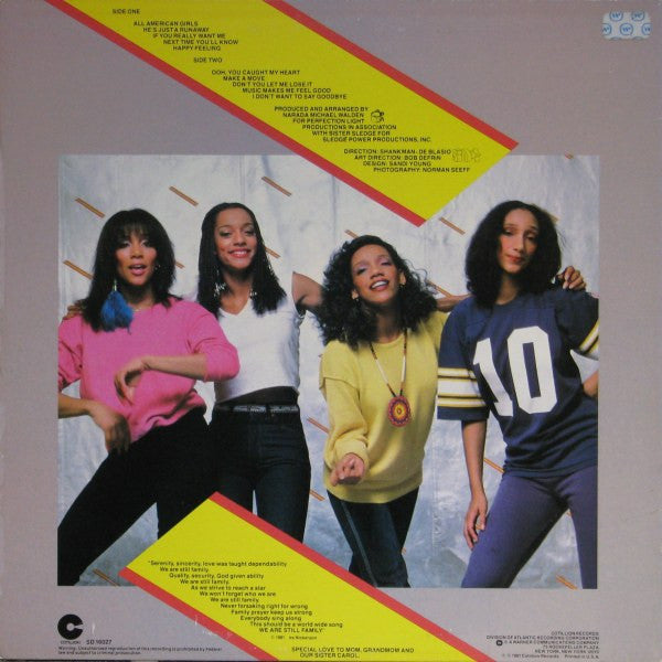 Sister Sledge : All American Girls (LP, Album, SP )