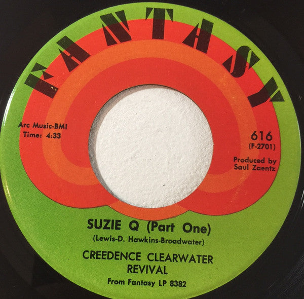 Creedence Clearwater Revival : Suzie Q (7", Single)