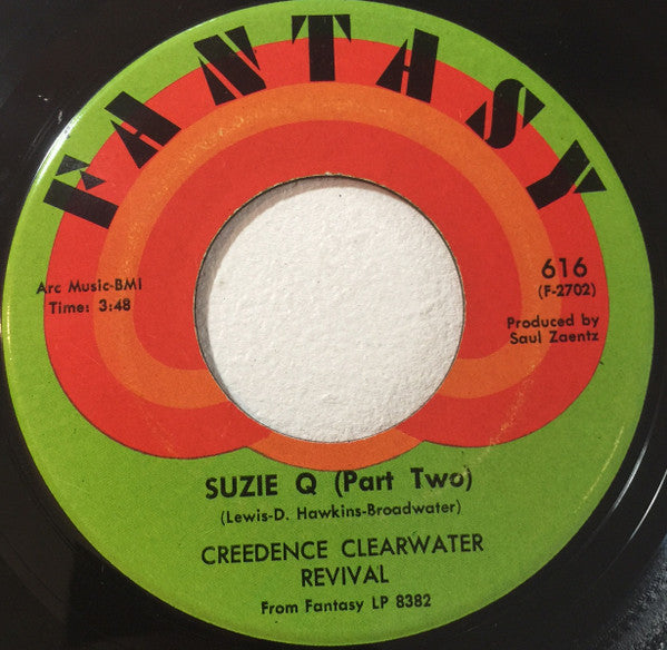 Creedence Clearwater Revival : Suzie Q (7", Single)