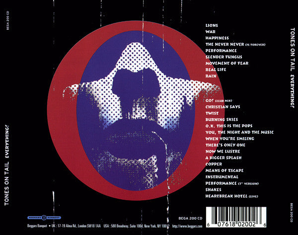 Tones On Tail : Everything! (CD, Album, RE + CD, Comp + RM, Nim)