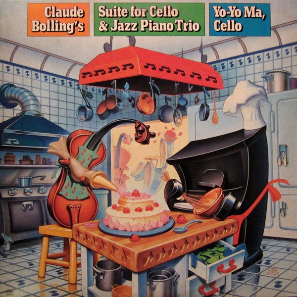 Claude Bolling, Yo-Yo Ma : Suite For Cello & Jazz Piano Trio (LP, Album)