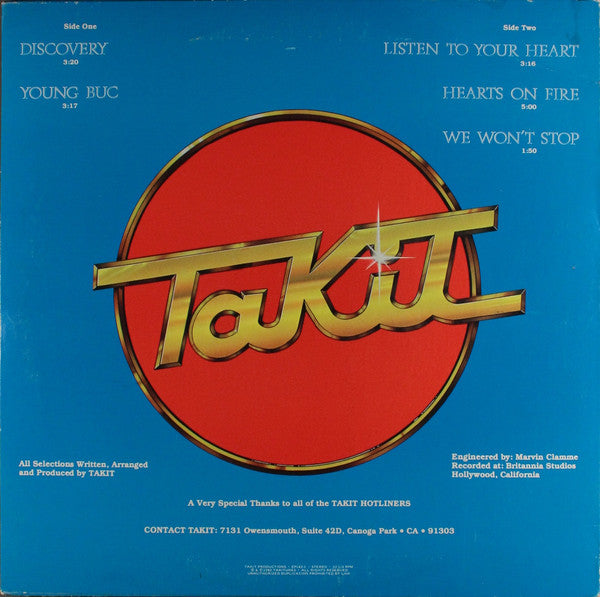 Takit : Takit (10", EP)