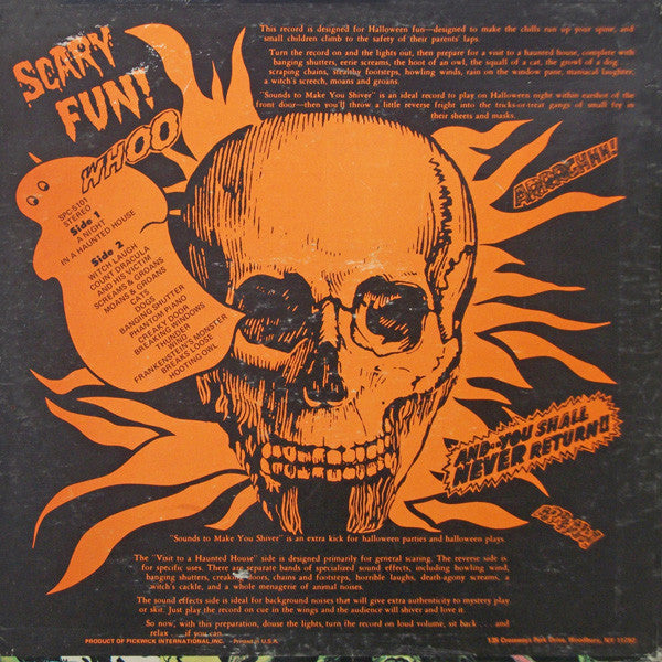 No Artist : Sounds To Make You Shiver (LP, Album)