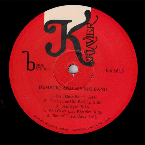Demetri Pagalidis & His Big Band Silverware : Another Place Setting (LP)