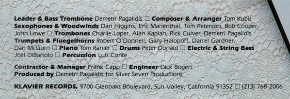 Demetri Pagalidis & His Big Band Silverware : Another Place Setting (LP)