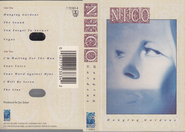 Nico (3) : Hanging Gardens (Cass, Album)