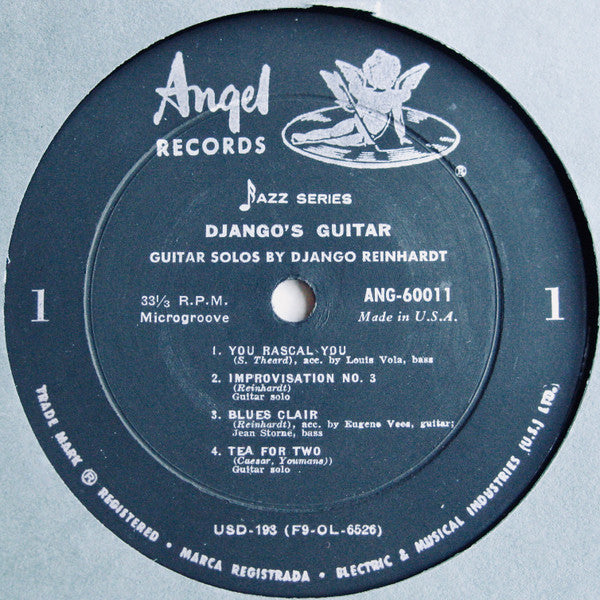 Django Reinhardt : Django's Guitar (10", Comp)