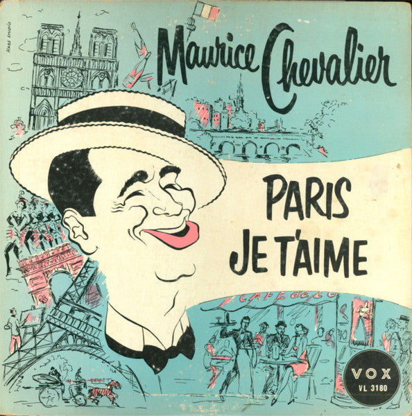 Maurice Chevalier : Paris Je T'aime (10")