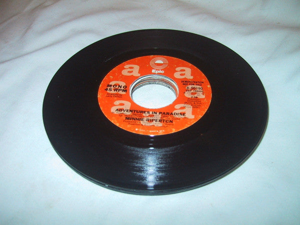 Minnie Riperton : Adventures In Paradise (7", Single, Mono, Promo)