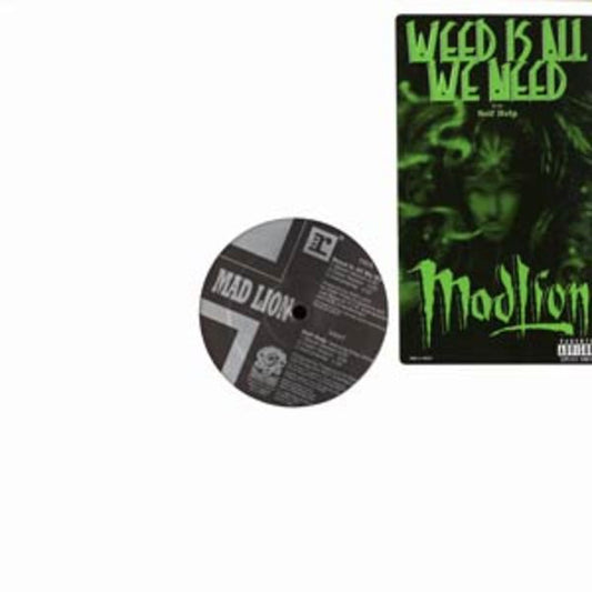 Mad Lion : Weed Is All We Need / Self Help (12", Promo)