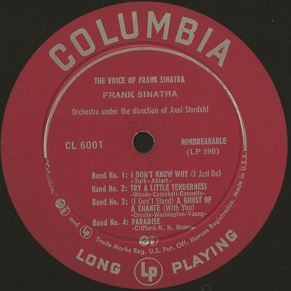 Frank Sinatra : The Voice Of Frank Sinatra (10", Album, RE, RP, Blu)