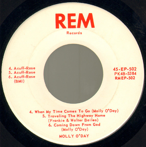 Molly O'Day : I'm Going Home On The Morning Train (7", EP)