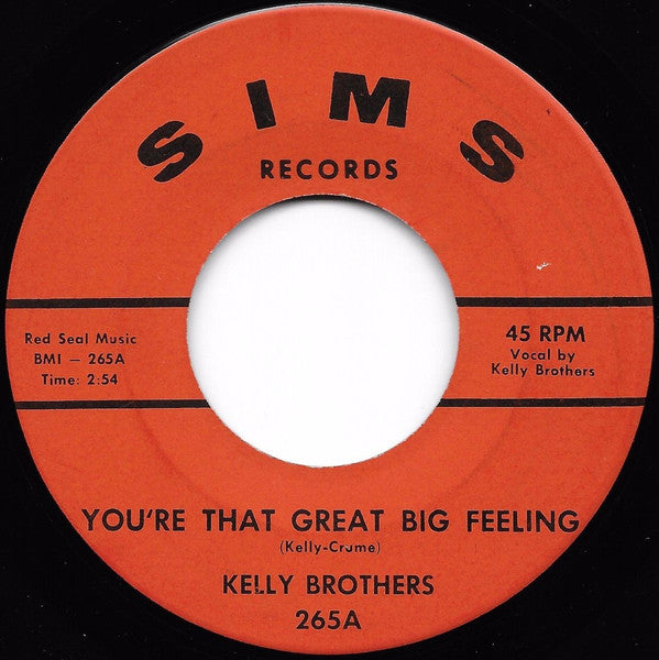 Kelly Brothers* : You're That Great Big Feeling / Falling In Love Again (7")