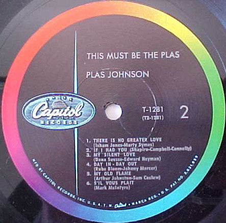 Plas Johnson : This Must Be The Plas (LP, Album, Mono, Scr)